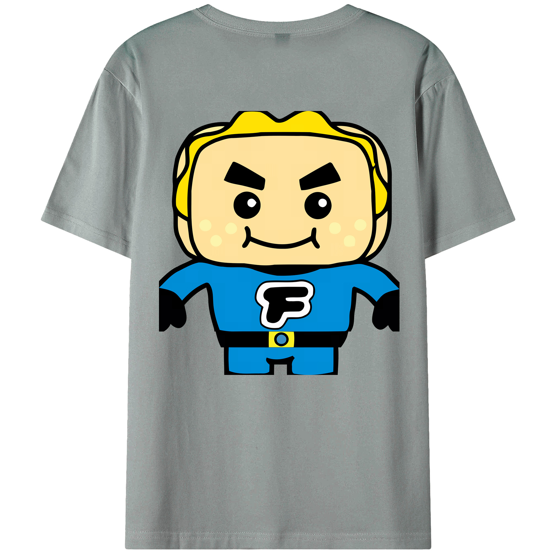 （画像用） アンパンマン Anpanman 綿100％ メンズ半袖Tシャツ（バックプリント） 通気性
